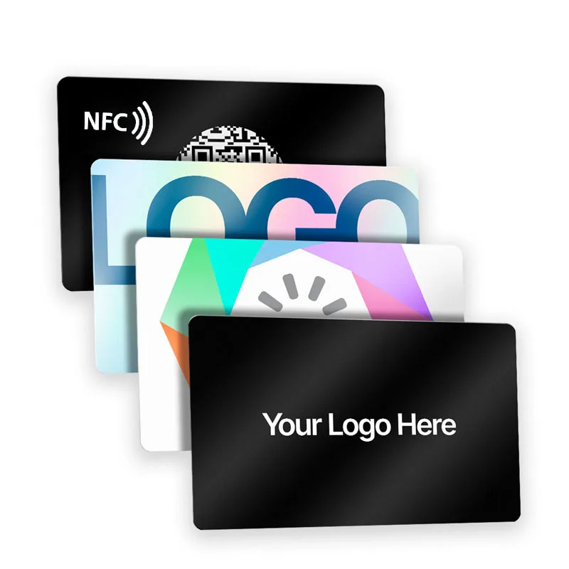 100Pieces Custom Printing NFC Business Card Fast Reading Ntag215 Smart Name Card Digital Business Card Social Recognition Card