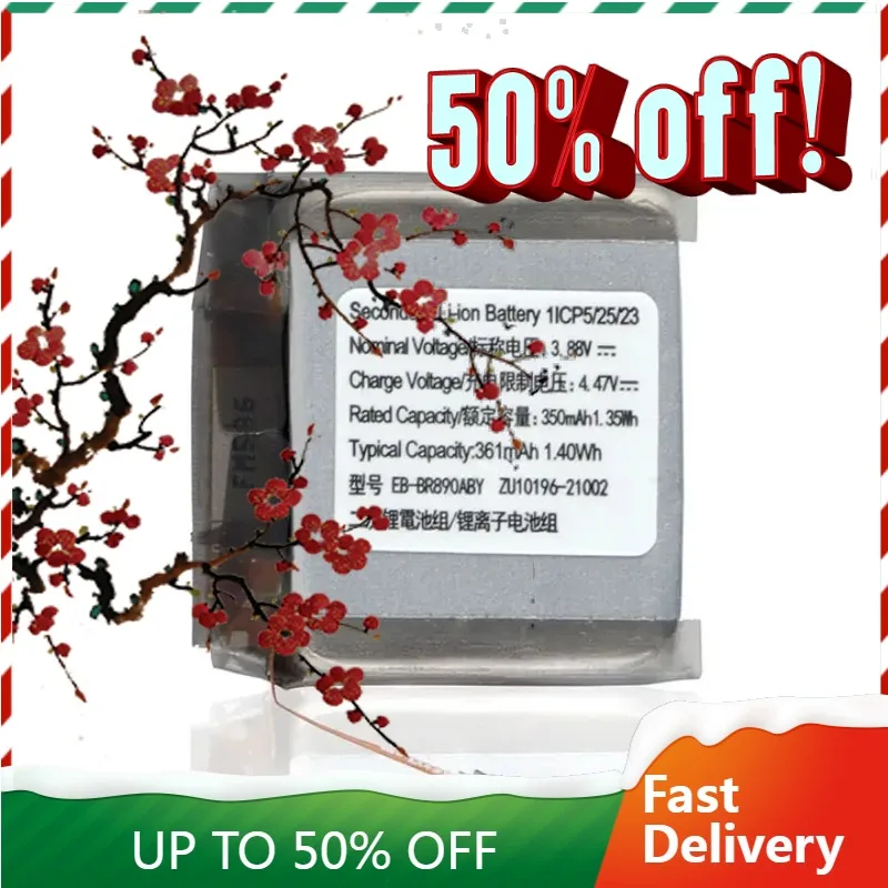 

【Fast Delivery】350mAh EB-BR890ABY Battery for Watch 4 Classic 46mm(BT) SM-R890 R895 R870 Smart Watch Batteries
