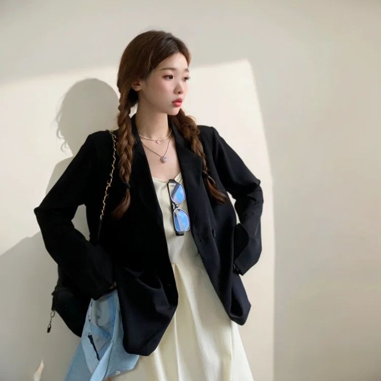 

Женские блейзеры с золотой булавкой, из твила, приталенные, в стиле панк, городские, структурированные, с вырезом «сердечко», с принтом в горошек, дышащие