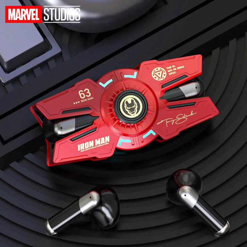Новые беспроводные Bluetooth наушники Disney Marvel, Hi-Fi звуковая гарнитура, водонепроницаемые наушники-вкладыши с шумоподавлением, игровые наушники с сенсорным управлением