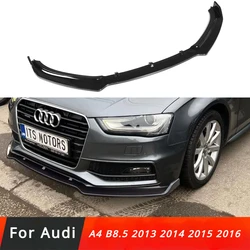 For Audi A4 B8.5 2013 2014 2015 2016 Car Front Bumper Splitter Lip Spoiler Diffuser Protector Body Kit Spoiler Cover