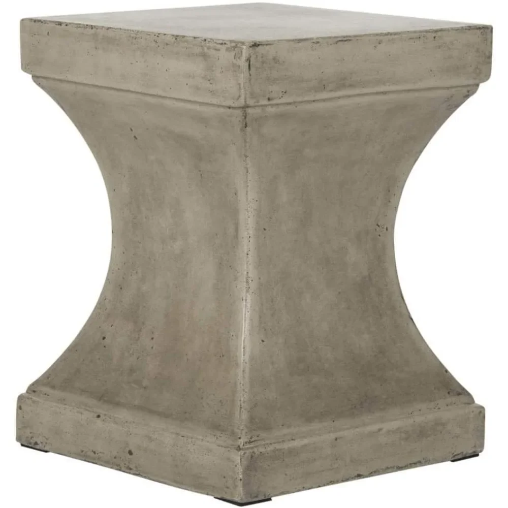 

Curby Modern Concrete Dark Grey 17.7-inch Accent Table - Stylish Outdoor Collection