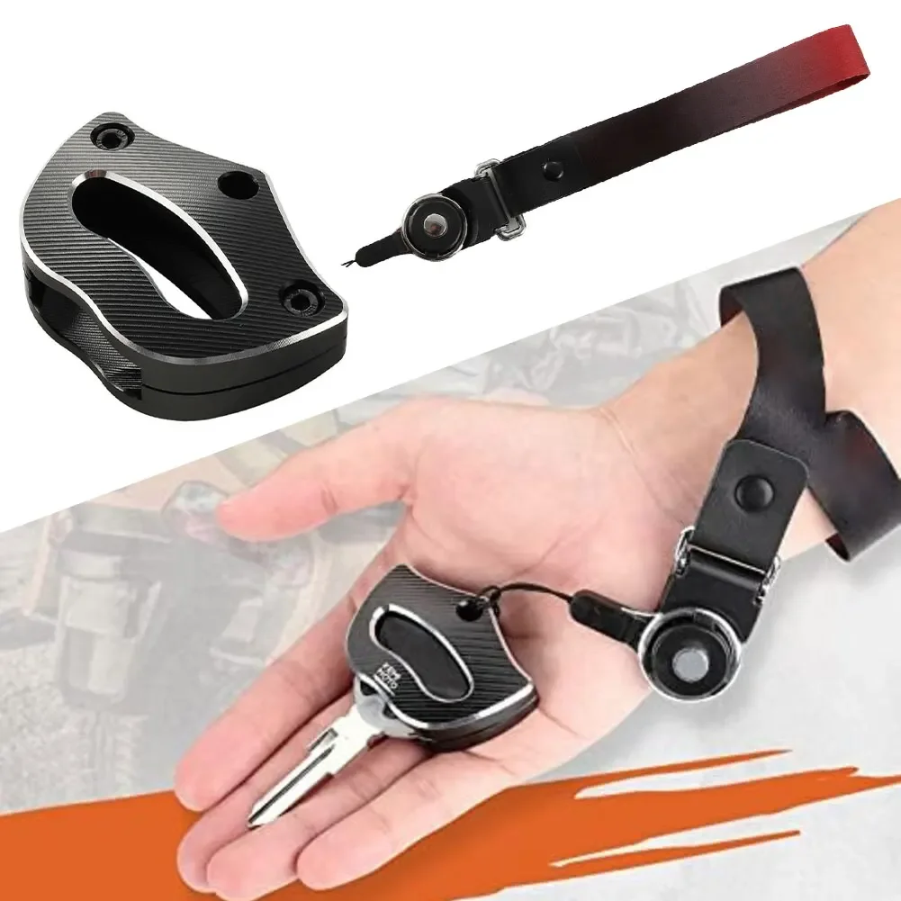 Aluminium /Alloy Key Case Lanyard For Bombardier For Spyder For RS For RTS For RT For ST For STS Black Red Motorcycle /Part
