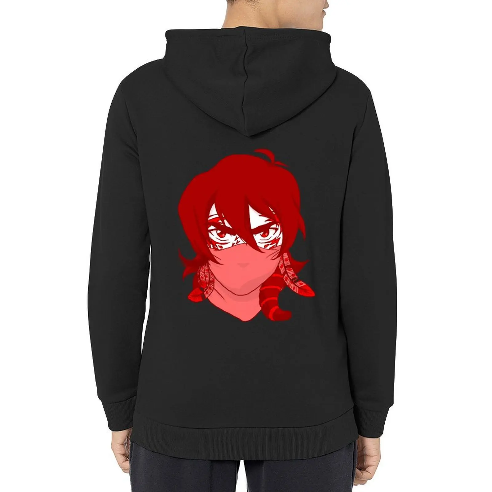 

Red Kogane Hoodie mens clothes graphic t shirts men anime clothes mens clothing designer hoodies