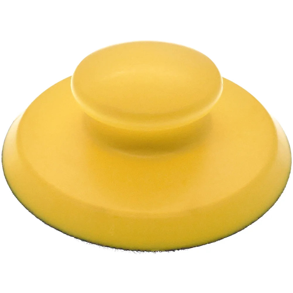 150mm Sanding Pad for Hand Polishing with PU Nylon Fastener and Rubber Handle Compatible with Water Sand Yellow Sand Mesh Sand