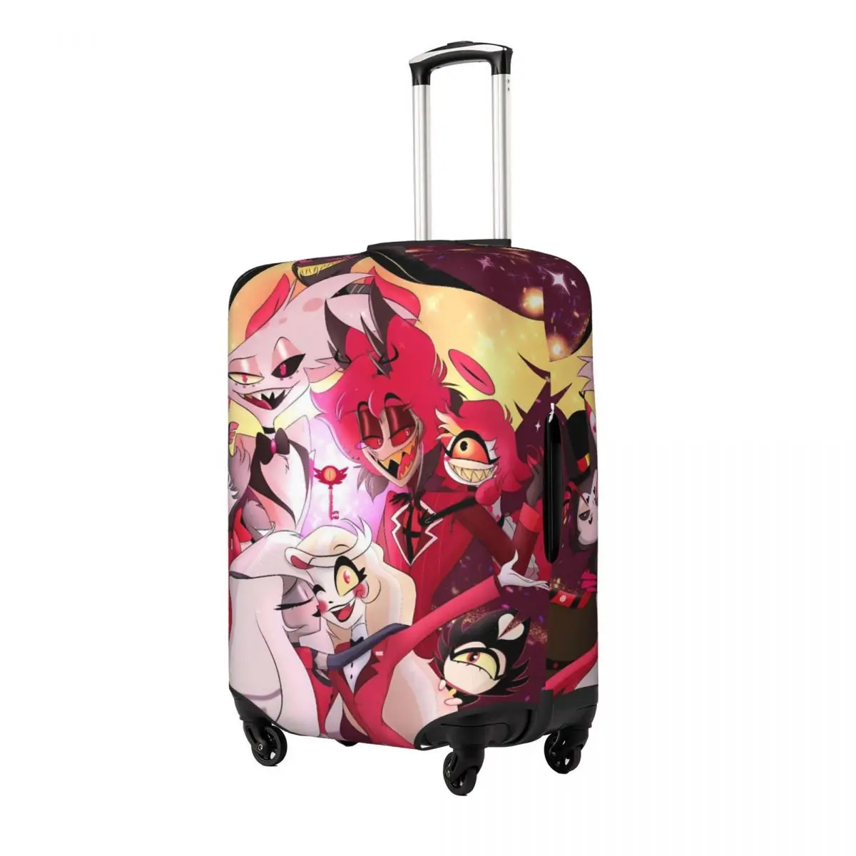 Hazbin Hotels Suitcase Cover Fun Business Protector Luggage Accesories Flight