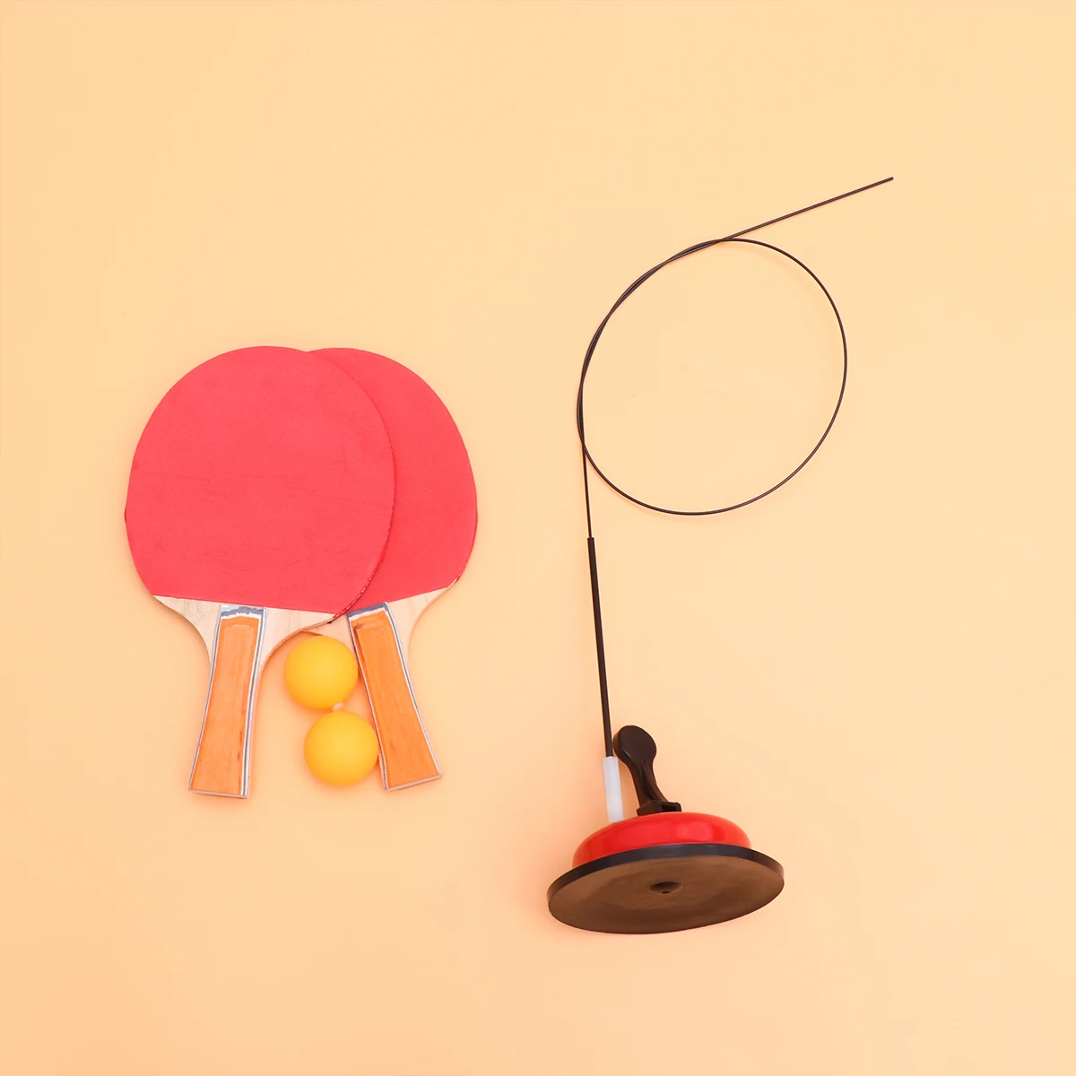 Dispositivo de entrenamiento de tenis de mesa, accesorios de interior, práctica de paletas, juguete