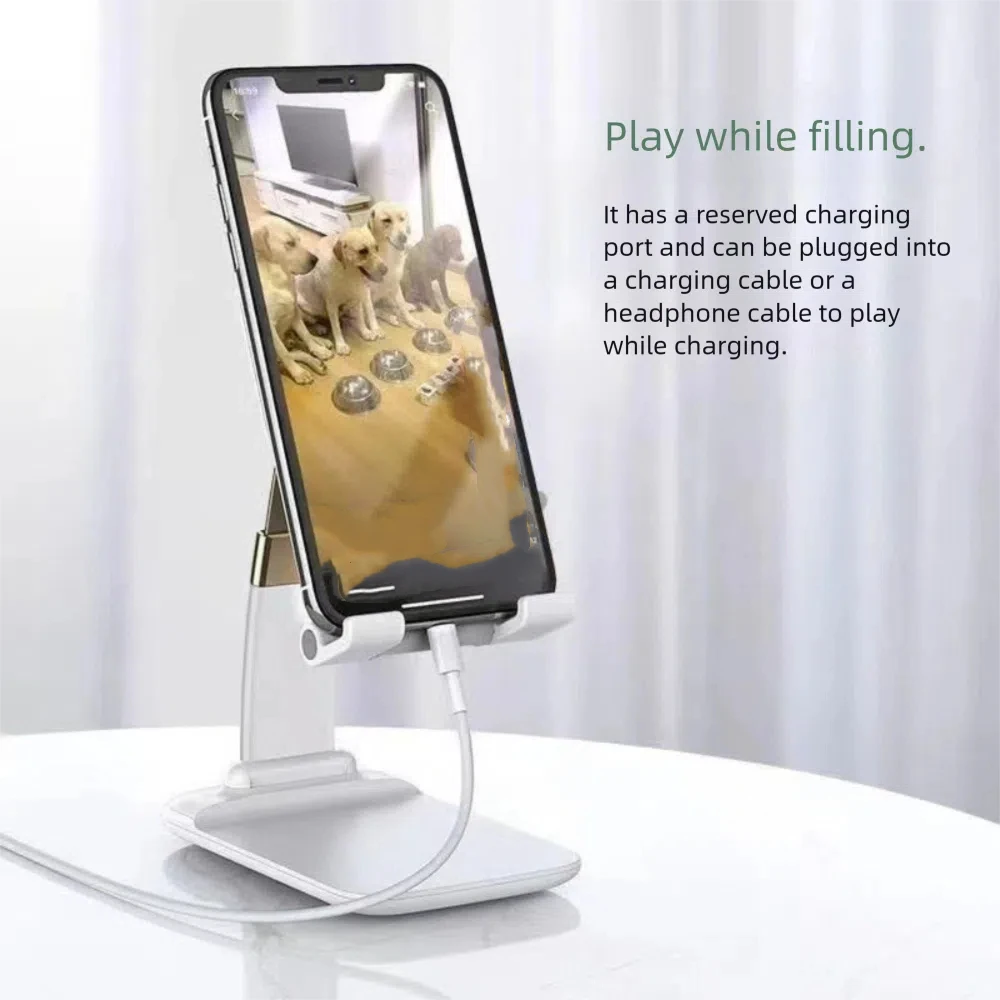 New Foldable Mobile Phone Stand Silicone Protection Stable Smartphone Bracket Adjustable Universal Desktop Tablet Holder