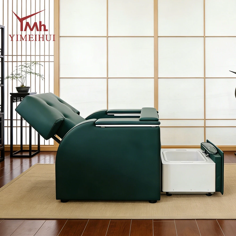 Nail furniture reclining foot basin spa manicure master chairs pedicure liner chair with no plumbing