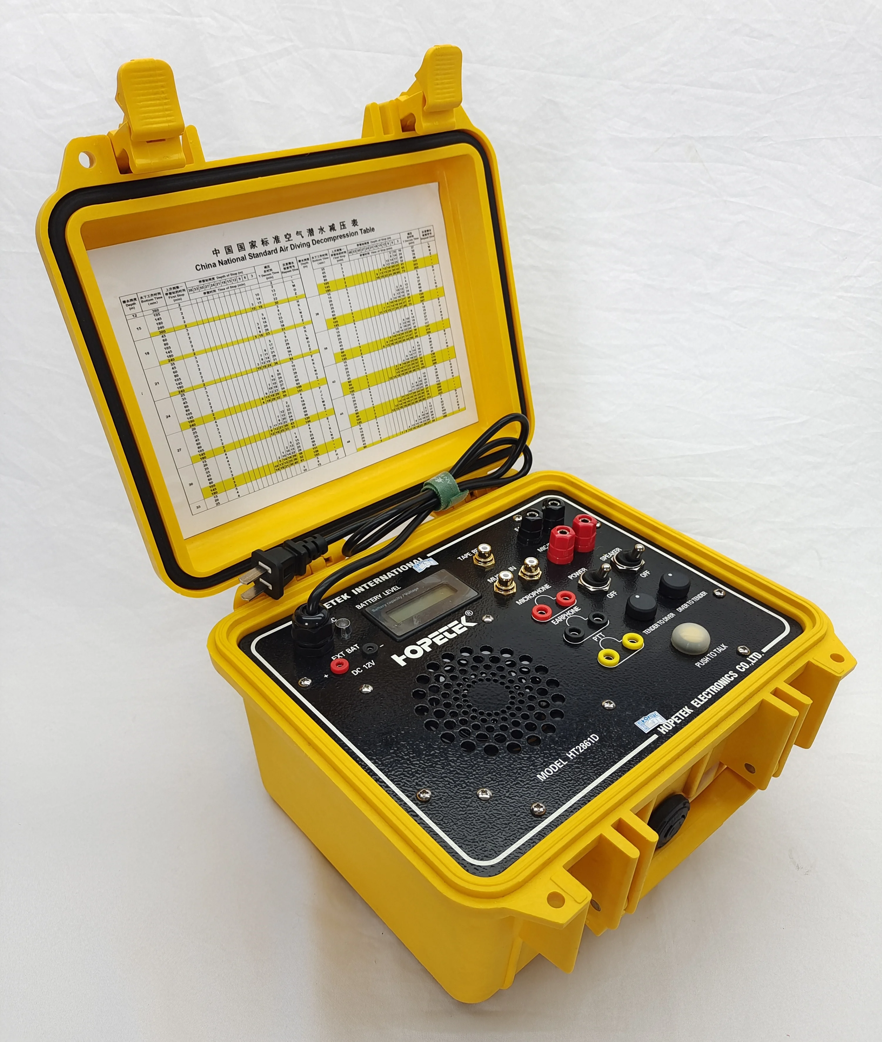 

Underwater Diving Communication HT-2861D One Diver Underwater Communicator Commercial Diving