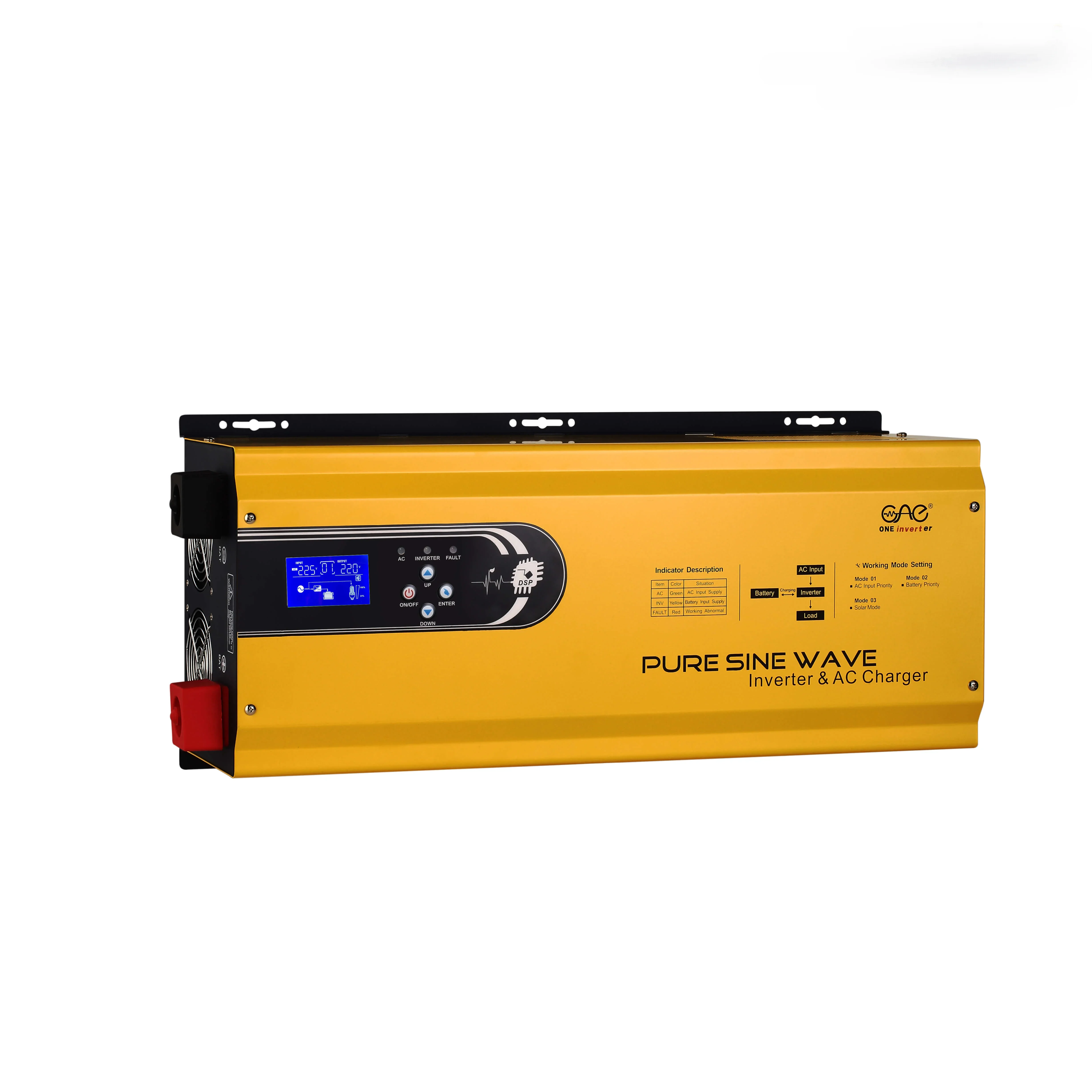 Single Phase Solar Inverter 6kw Inverter Off-grid Pure Sine Wave For Solar System