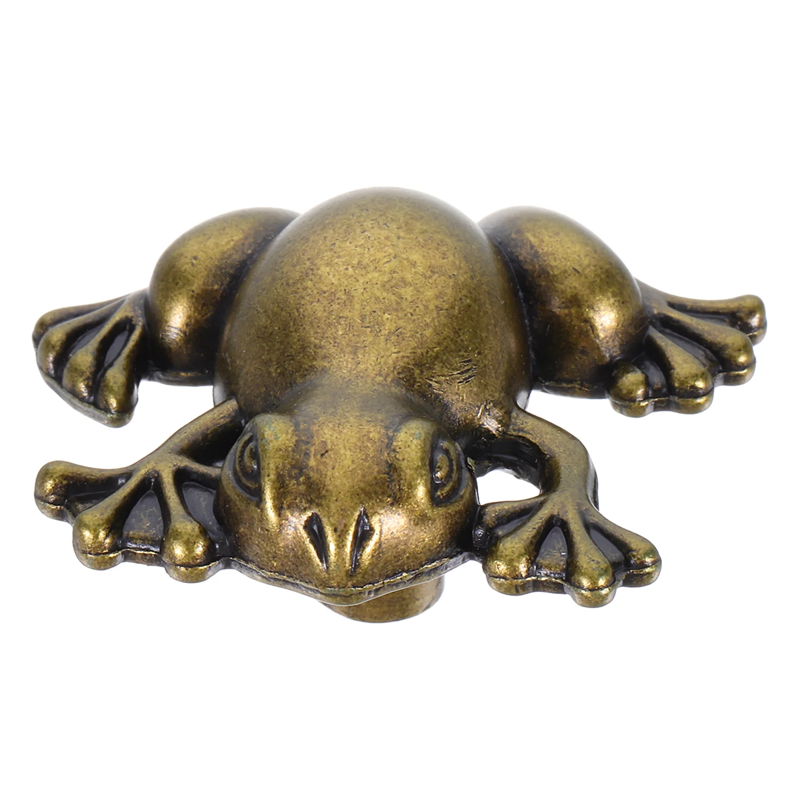 

Cabinet Knobs Wardrobe Handle Frog Shaped Cute Cartoon Furniture Brown Decorative Animal Drawer Knobs Handles Compatible