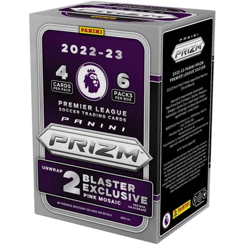 

2022-23 Panini Prizm Epl Premier League Soccer (Football) Blaster Box - 24 Trading Cards Total