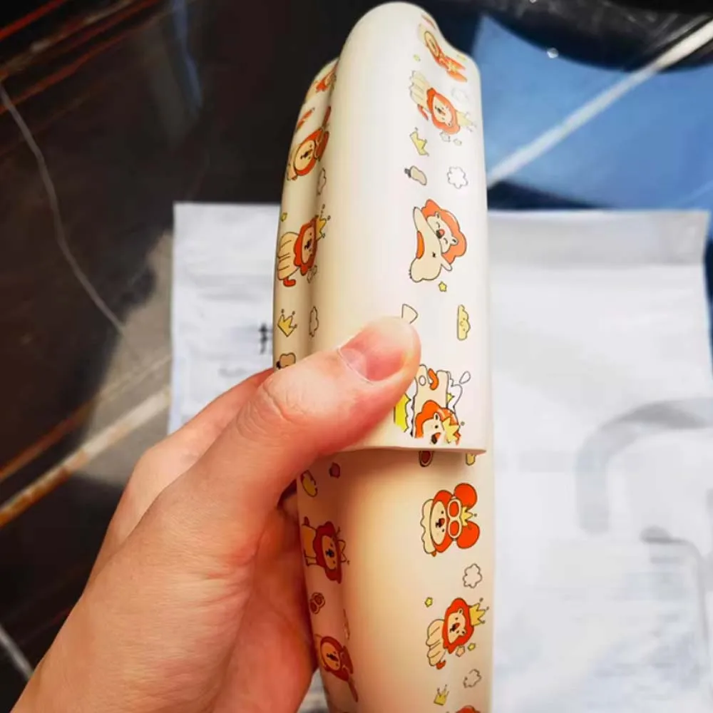 شريط ناعم مضاد للتصادمات للأطفال شريط كرتوني على الوجهين NBR حافة زاوية وردية بدون أثر حماية ضد الاصطدام زاوية Gravida