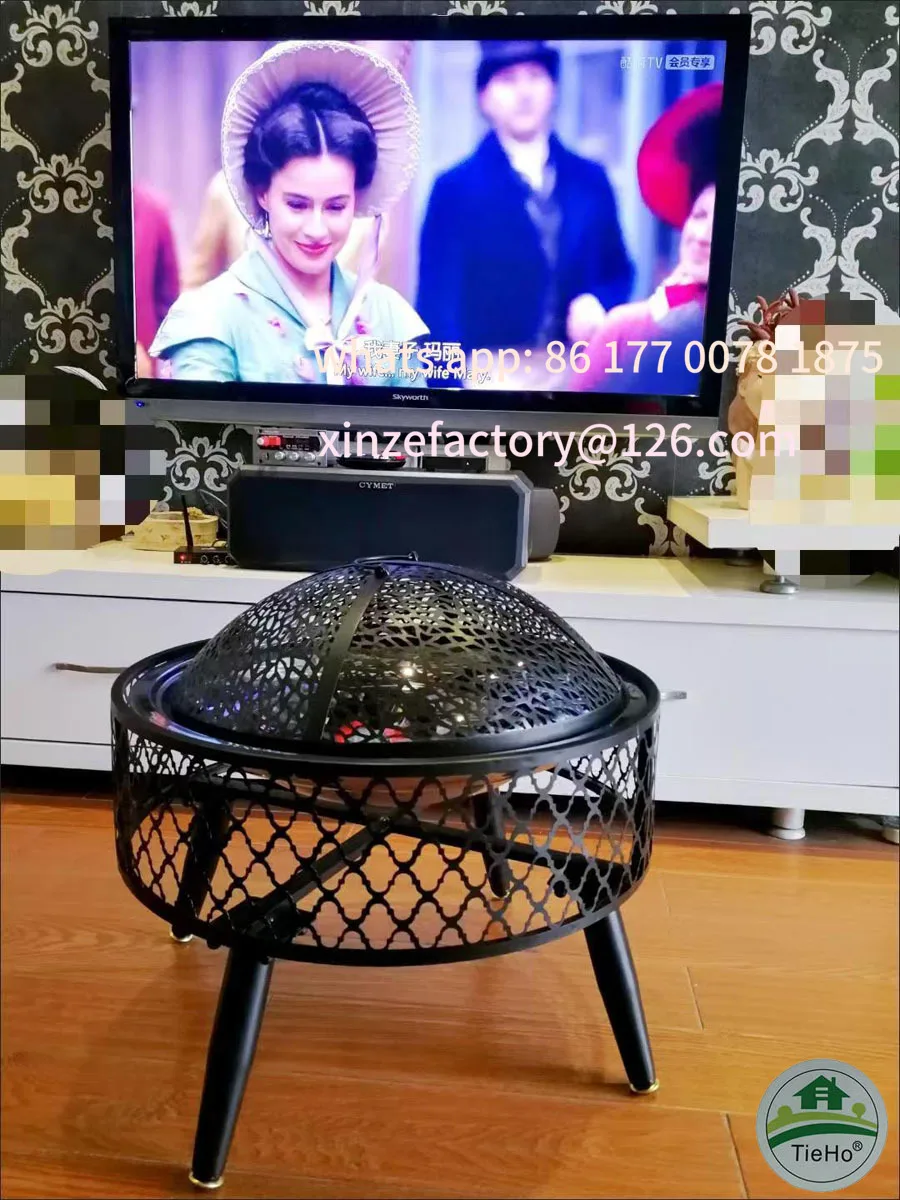 Customizable Indoor Carbon Heater, Winter Home Heating Barbecue Grill, Small Coffee Table,Outdoor BBQ Pot, Courtyard Smokeless
