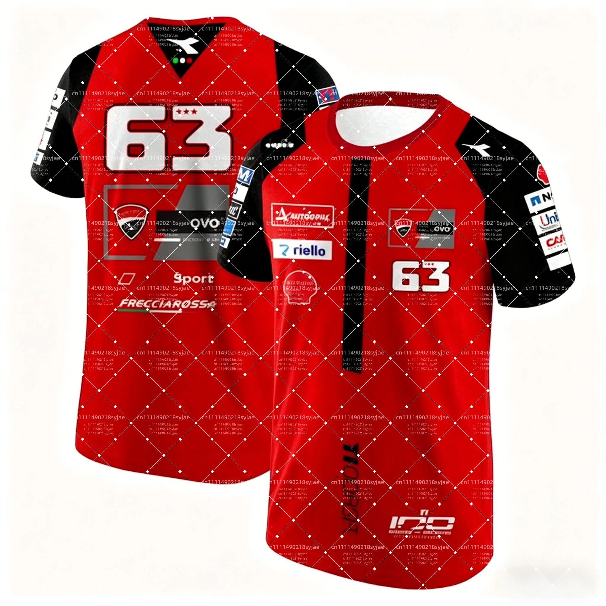 Camiseta Deportiva Transpirable de Secado Rápido para Adultos, Primavera/Verano 2026, con Estampado 3D para Entusiastas de Motociclismo