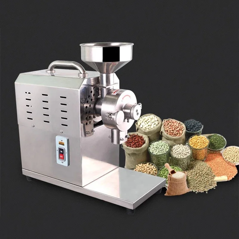 K-812W moinho de grãos 20-200 malha elétrica moagem a seco pequeno comercial doméstico moedor de alta velocidade ultra-fino