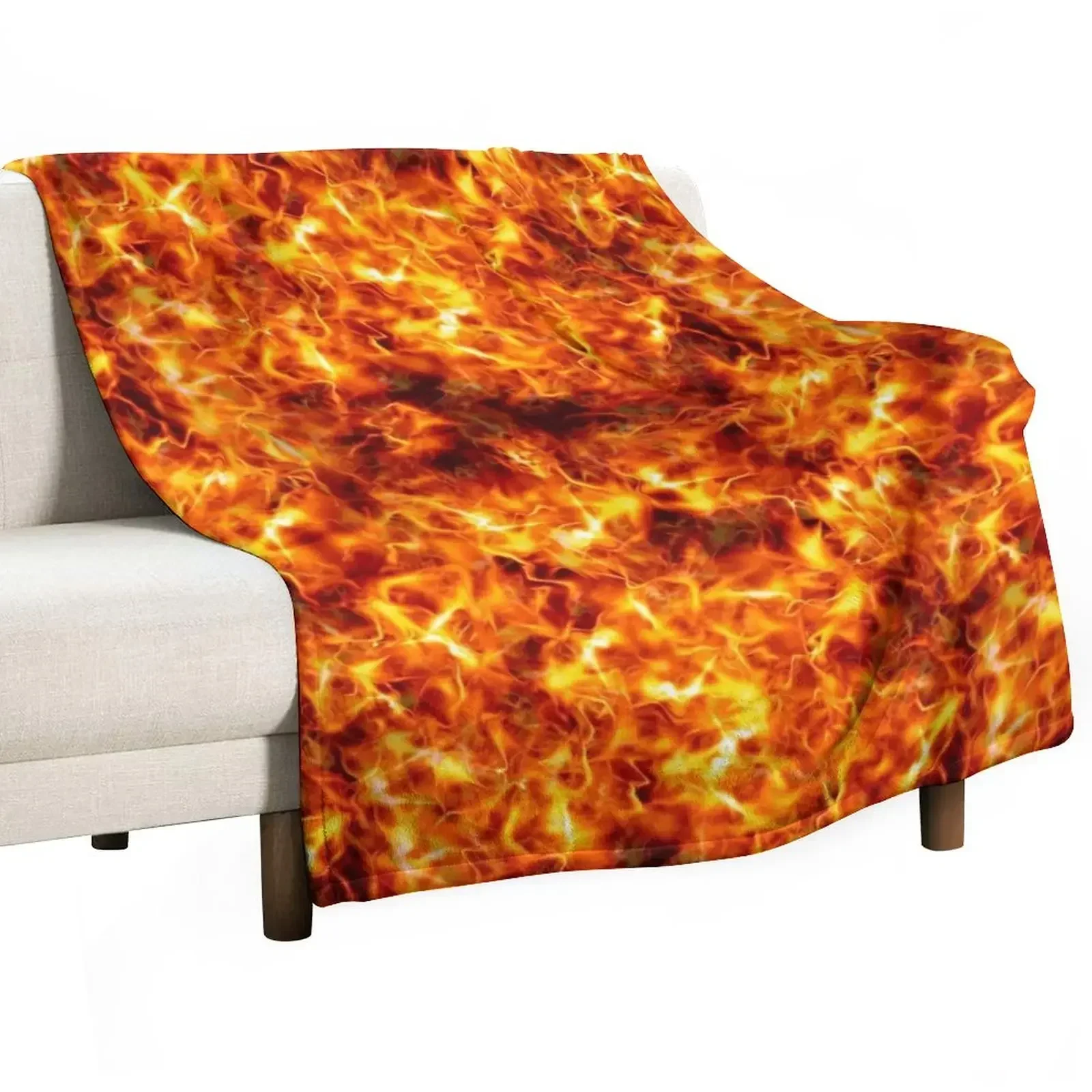 

Products decorated with flames Throw Blanket Hairys Weighted Sofa Quilt Blankets