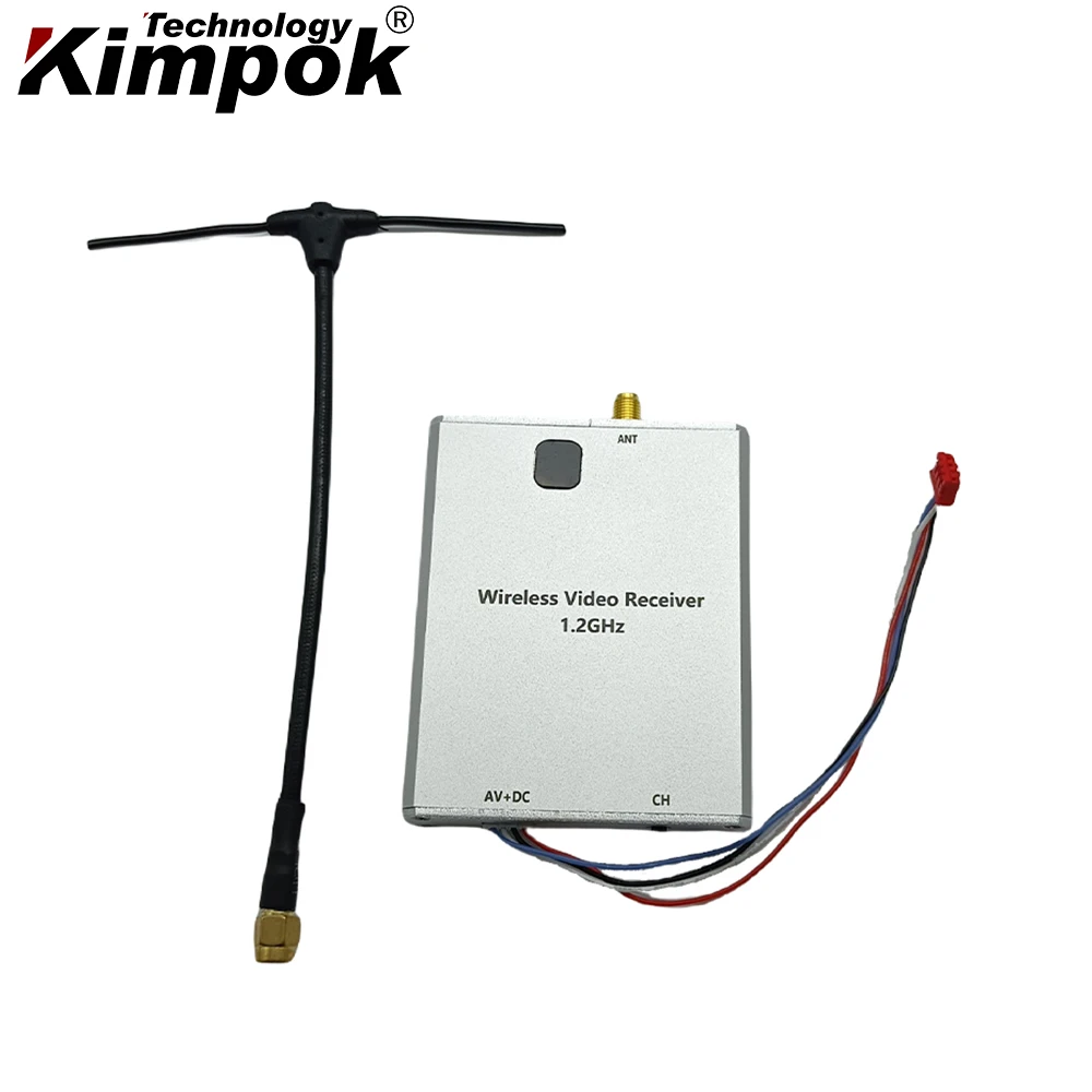 Transmisor y receptor de vídeo para drones, 1,2 Ghz, 5W, Fpv, Vtx, 40Km, Los 1,2g, para transmisión de largo alcance Uav