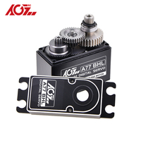 AGFRC 24KG Digital Servo A77BHL Steel Gear 8.4V HV Brushless Servo Motor For 1/10 RC Off Road Rock Crawler Buggy Truck Airplane