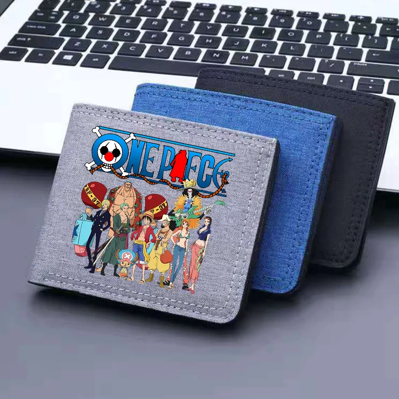 One Piece Sabo Wallet for Men Women Luffy Anime Zoro Nami Figures Coin Purse Travel ID Card Holder Bags Fashion Pocketbook Gift