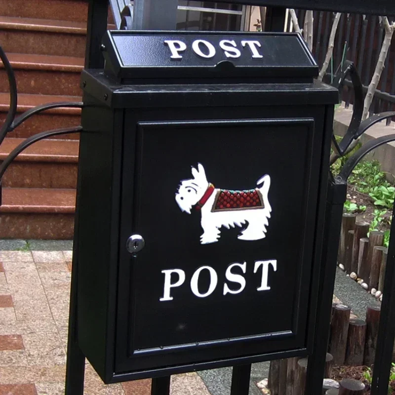 Hot selling and popular Outdoor Mail Box Wall Mounted Rainproof Mail Box with Lock Box Large Rural