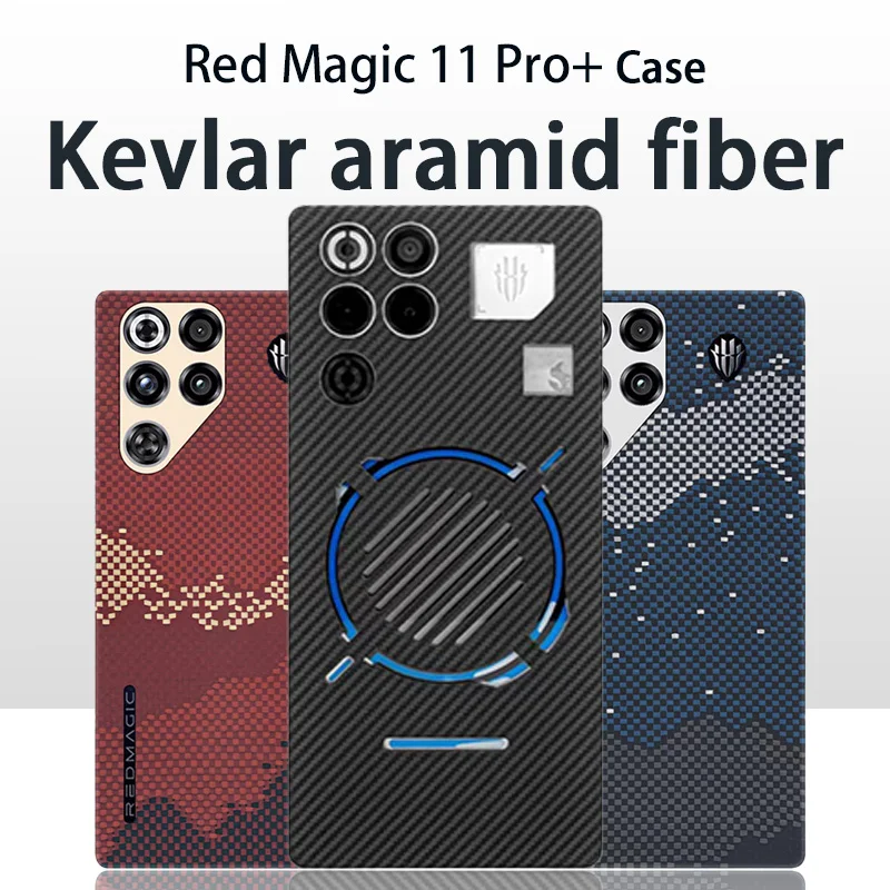 

Настоящий карбоновый чехол для Nubia Redmagic 11pro pro+, кевларовый чехол из арамидного волокна, ультратонкий чехол для телефона Magsafe с защитой от падения для Red Magic
