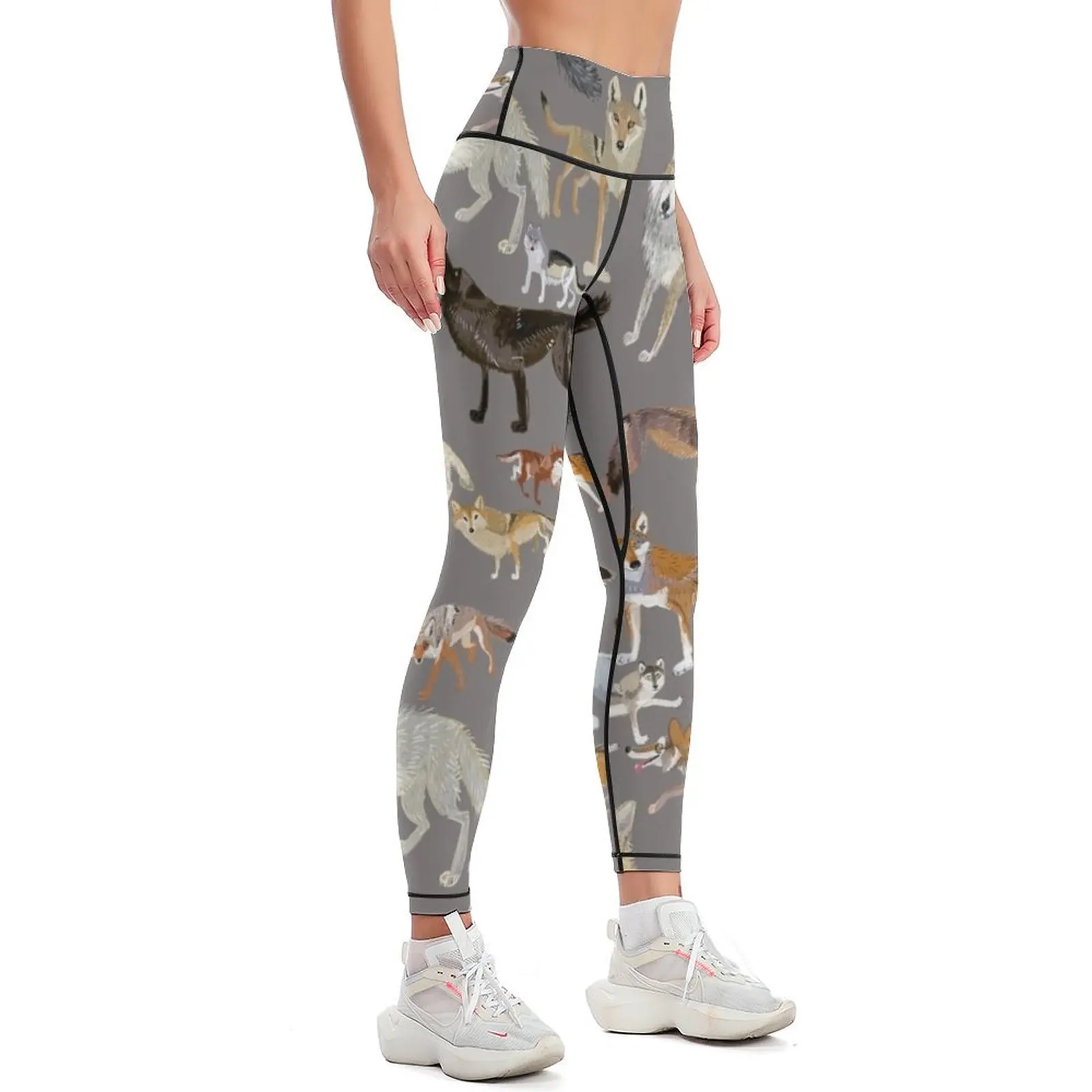 Wolves of the world (Poster) Leggings Women's push up Women's gym sports for push up Jogger pants Womens Leggings