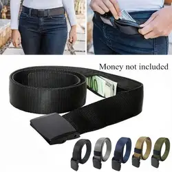 Travel Cash Anti Theft Belt Waist Bag Women Portable Hidden Money Strap Belt Wallet Waist Pack Men Secret Hiding Belt