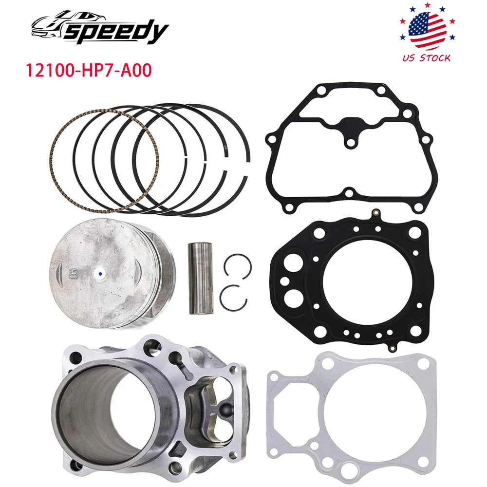 

1 комплект прокладок поршня цилиндра, верхний конец, комплект для восстановления Honda Rancher TRX420 2007-2018