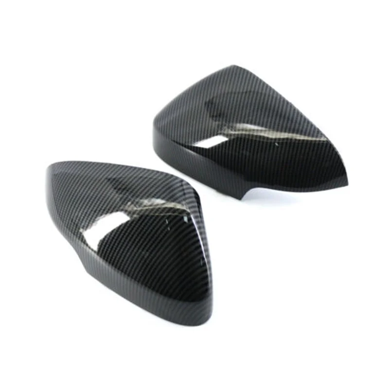 Carbon Fiber Style Side Rearview Mirror Cover Caps 398505339 398505537 Replacement For Volvo S80 2007 2008 2009 2010 2011