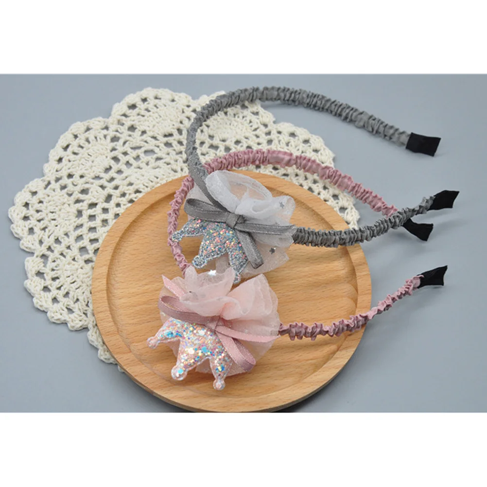 

Crown Headband Kids Hairband Classic Crown Decoration Party Headband for Birthday Masquerade Christmas Girls Hair Hoop