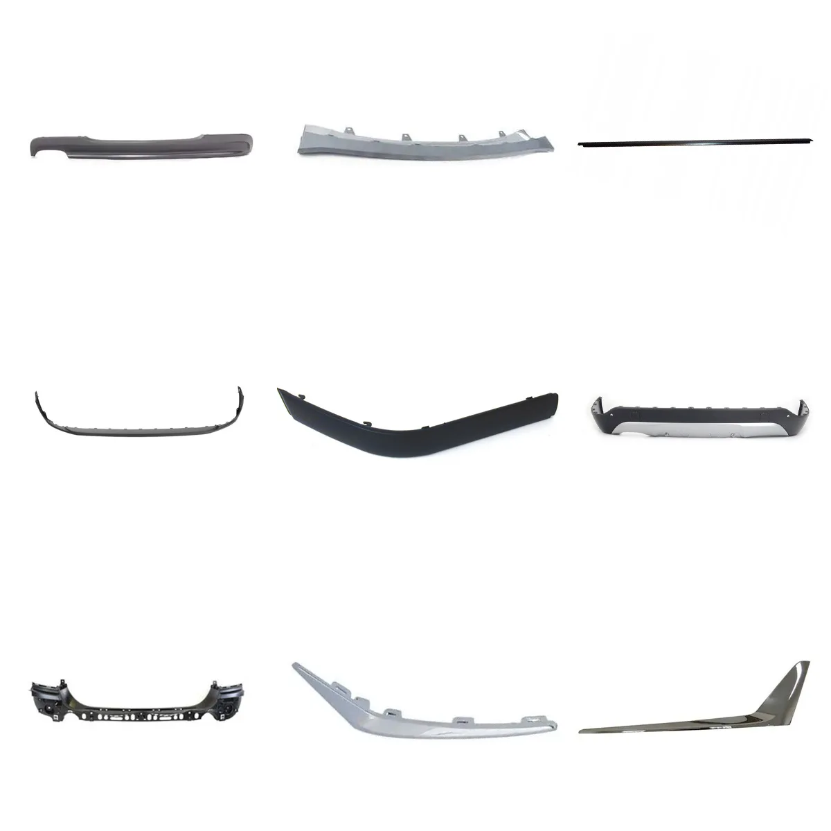 Factory Stock High Quality Right Front Bumper Fog Light Trim Grille For BMW X1 F48 F49 LCI 2019+ OE 51119883494 Silver