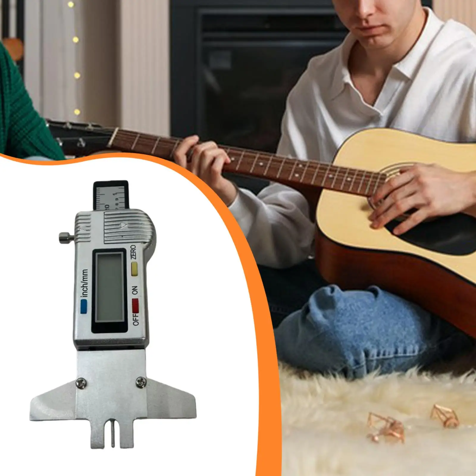 string-distance-ruler-compact-luthier-precision-ruler-for-classical-electric-acoustic-guitar-maintenance
