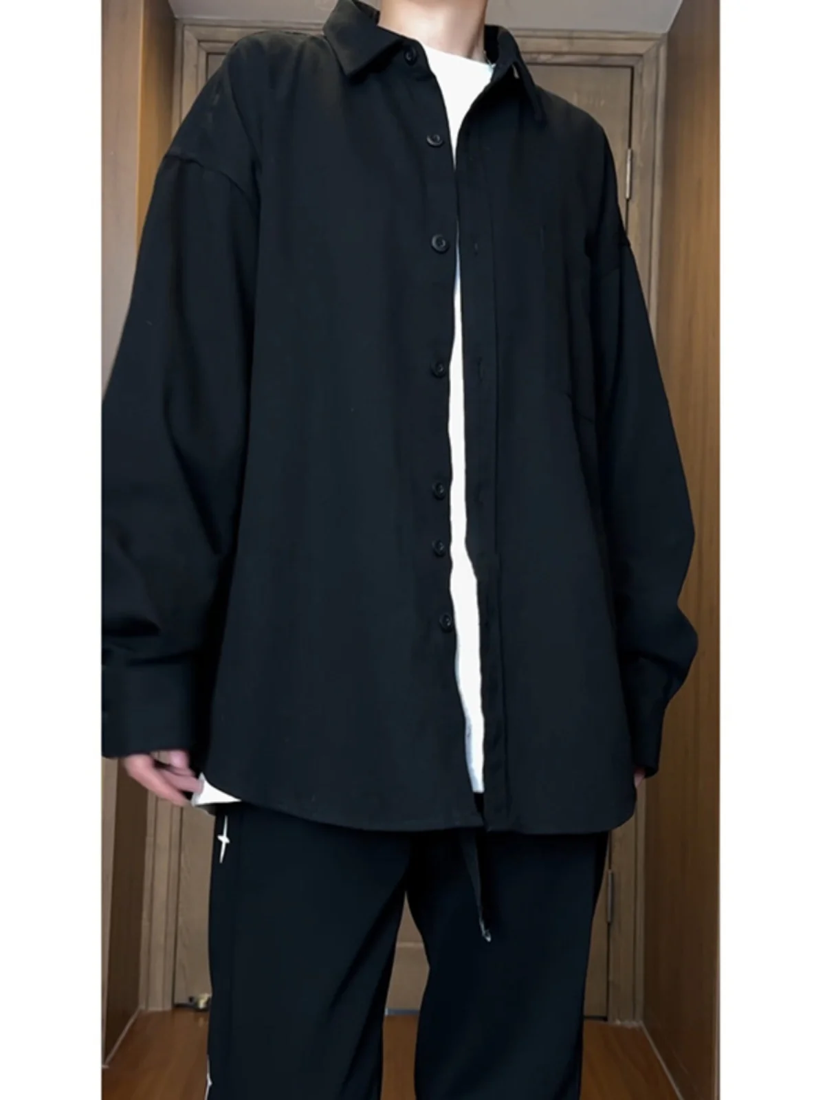 

Bla Naples irt for Boys Spring Faionable Youthful Haome Top High-End Feelings Set Polyester/Nylon Cosite Fiber
