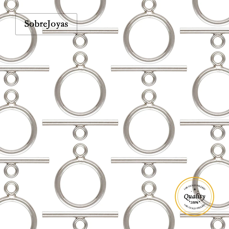 

925 Sterling Silver Ring Toggle Set 9mm/11mm Pendant Charm DIY Jewelry Findings for Bracelet & Necklace Clasp