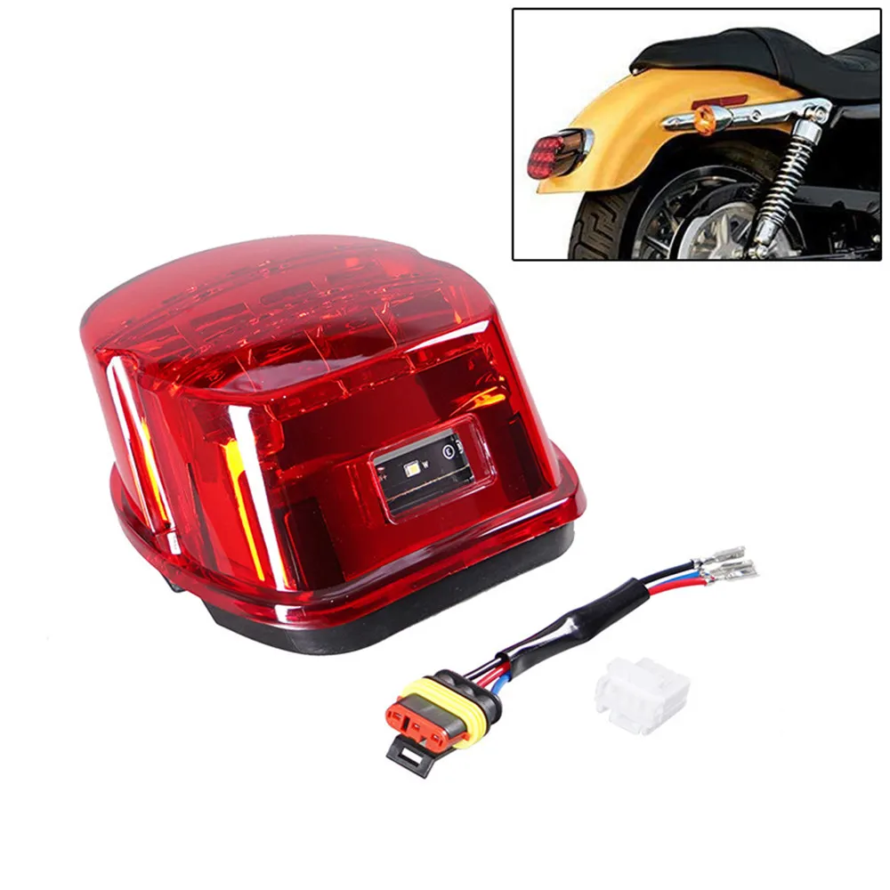 Motorcycle LED Brake Tail Light for Touring Electra Glide Road Glide Softail Sportster XL883 1200