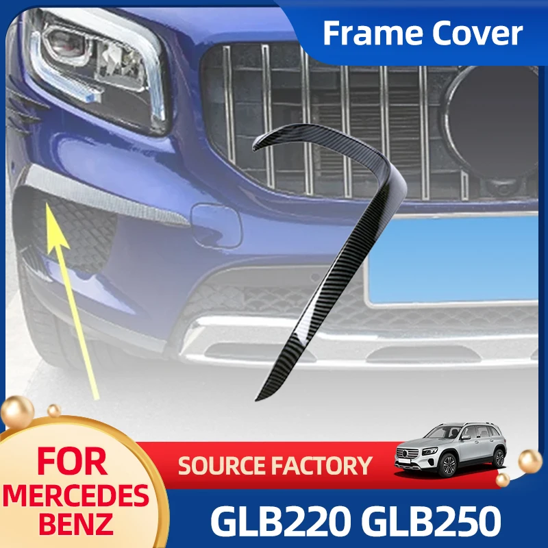 

Внутренние наклейки для Mercedes Benz GLB GLB220 GLB250 X247 2020-2023, спойлер на передний бампер автомобиля, крыло, противотуманная фара, решетка противотуманной фары Fr