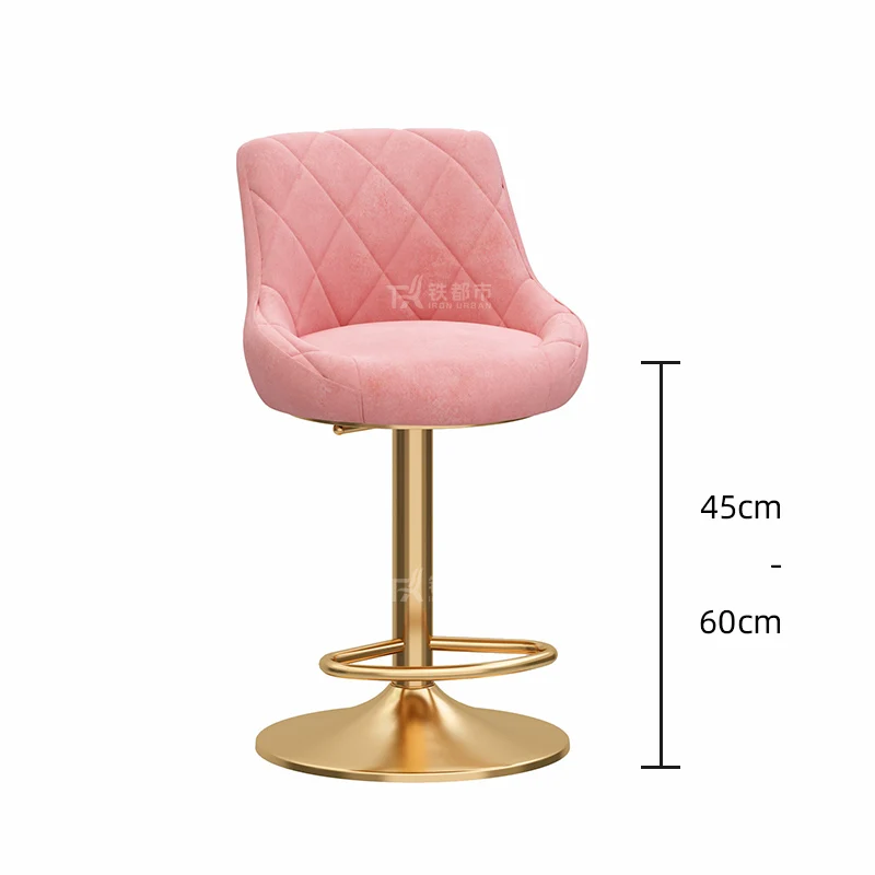 

zq Bar Stool Beauty Stool Modern Minimalist Rotating Bar Counter Adjustable Household Bar Chair High Stool