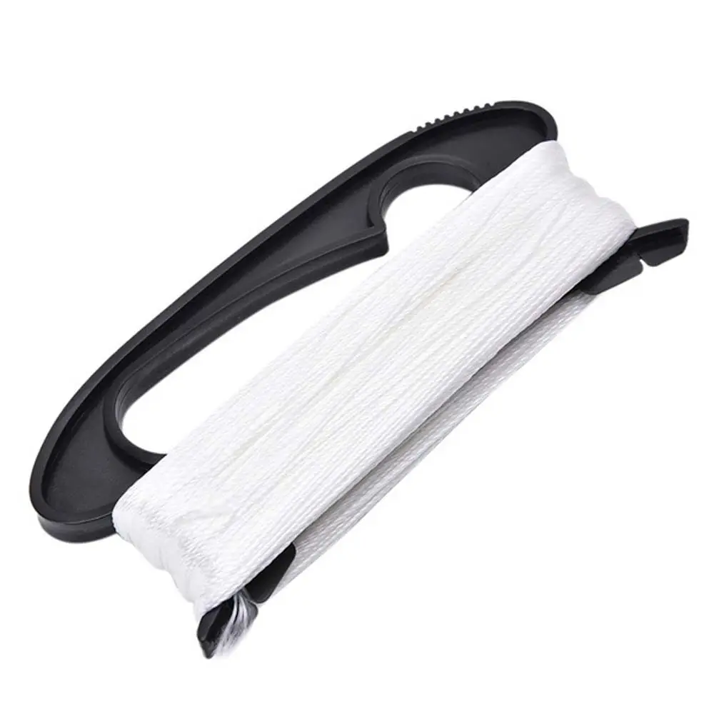 100 Meter Kid Speelgoed Plastic Zwarte Kleur D Vorm Kite Accessoires String Winder Kite Draad Winder Kite Tool Vliegende Kite Lijn