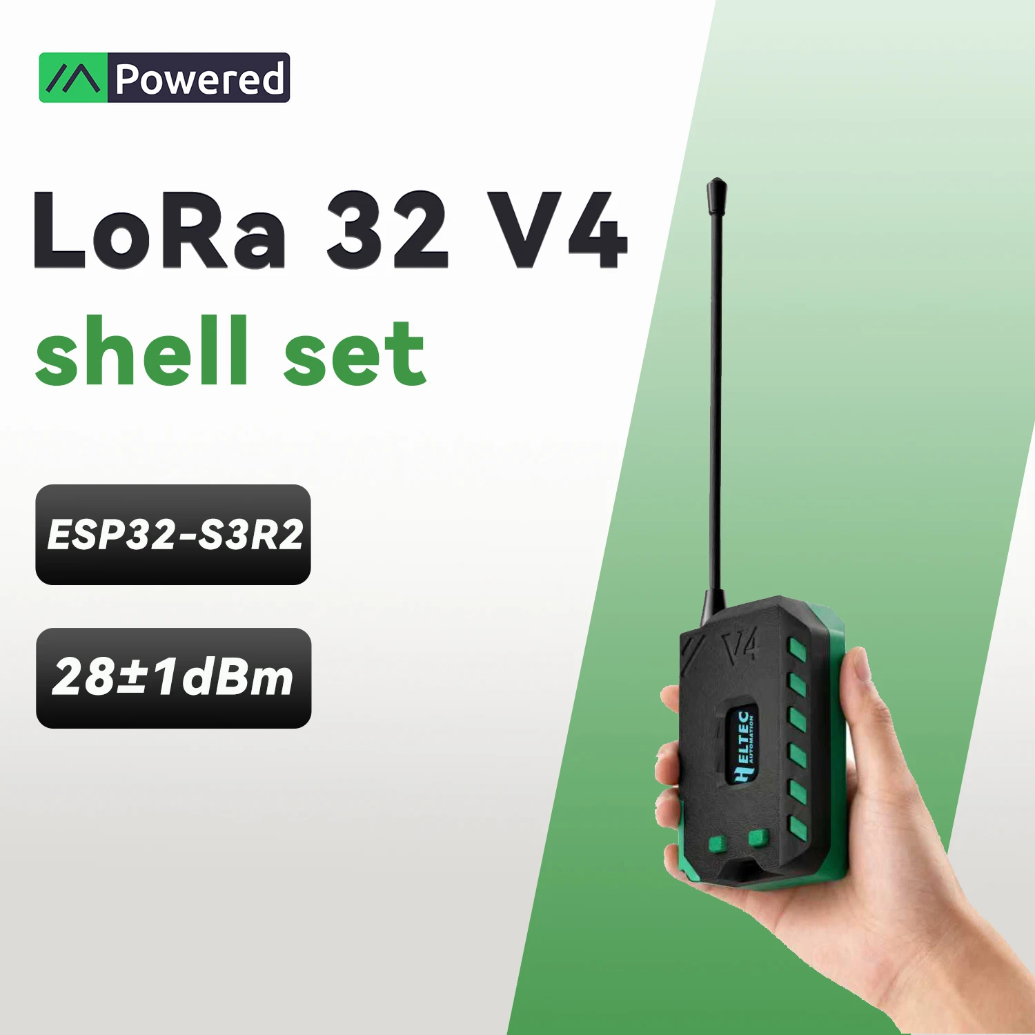 Meshtastic Heltec V4 Low Power ESP32 SX1262 LoRa 32 Dev-Board Case Set With 3000mAh Battery Support SolarPowered BLE Arduino IoT