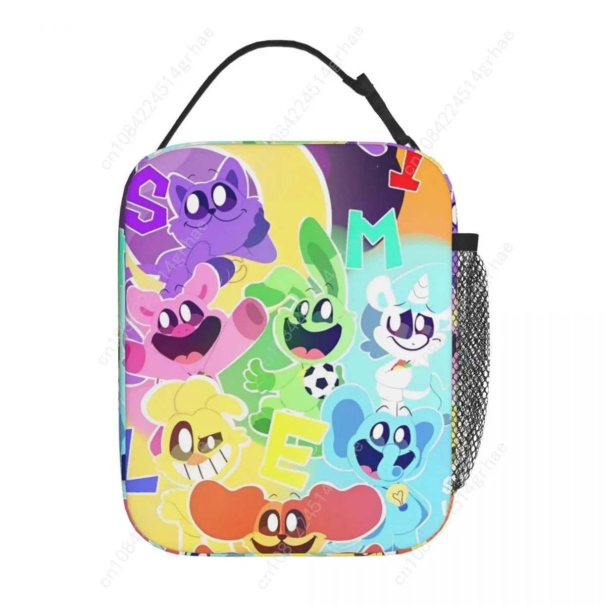 Smiling Critters Accessories Insulated Lunch Tote Bag For Outdoor Food Storage Bag Reusable Thermal Cooler Lunch Boxes