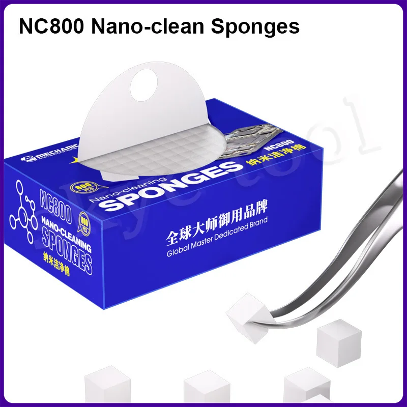 Mechanic NC800 Nano Cleaning Sponge for Cleaning Motherboard Screen Camera PCB Soldering Solder Flux Oil Cleaning Sponge