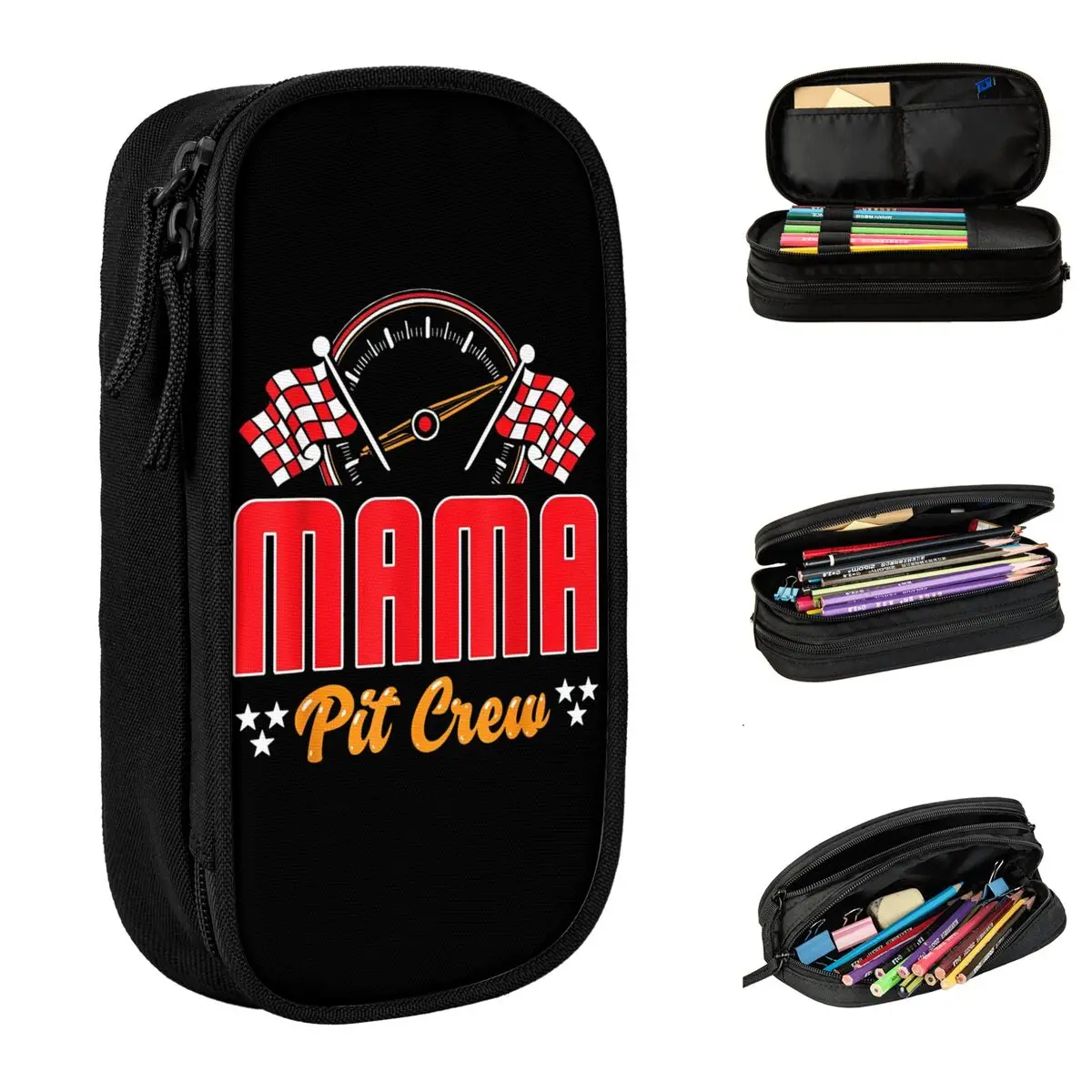 McQueen Race Car Matching Family Mama Pencil Cases Pen Holder Pencil Bags for Student Storage School Supplies Gift Pencilcases