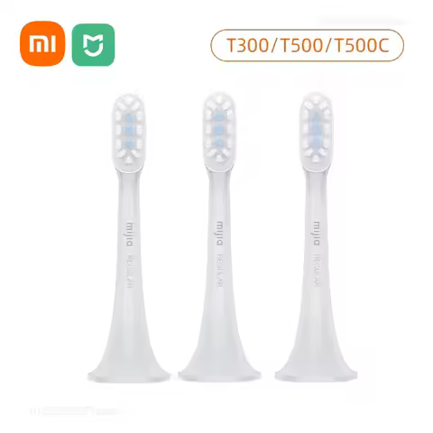 3pcs Original Xiaomi Mijia T300 T500 Sonic Toothbrush Heads Teethbrush Replacement Heads Sonic Oral Hygiene Mi Brush Head