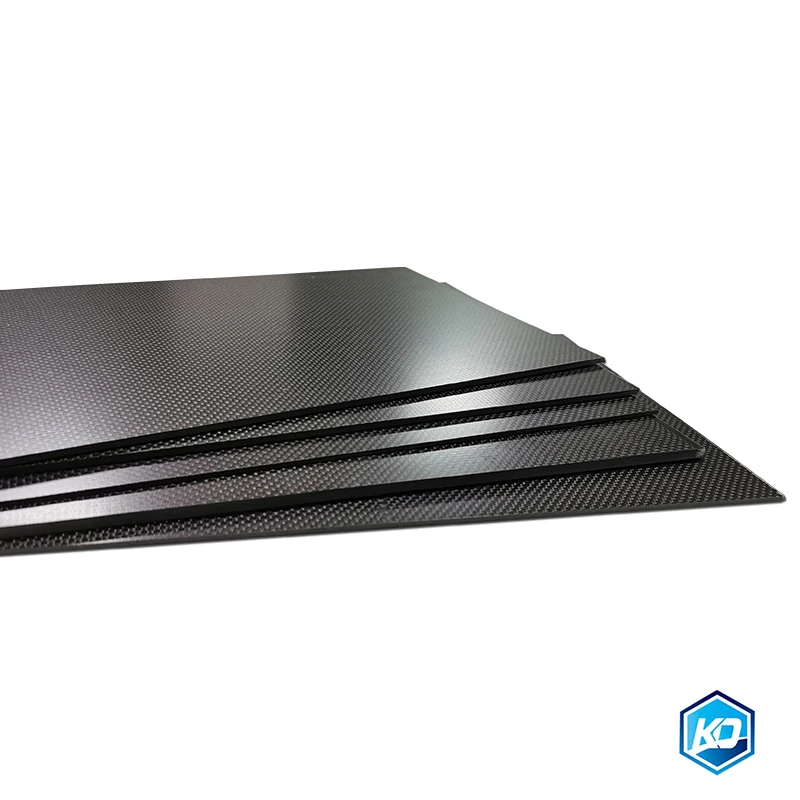 95x395mm Plain Glossy Matte Carbon Fiber Plate Panel Sheet 0.25-5mm Thick High Strength Carbon Board Lightweight High Quality