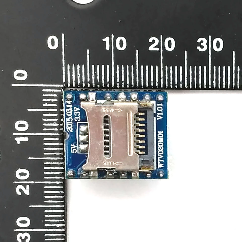 Módulo de voz para arduino 2560, módulo de voz com cartão sd mini