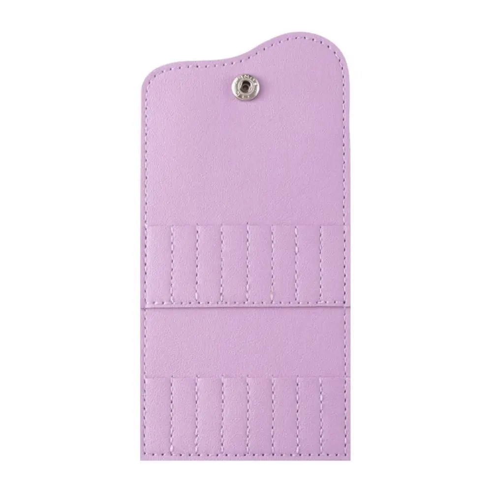 16 Slot Nail Grinding Head Storage Bag PVC Mini Nail Art Polish Head Bit Holder Preventing Dirty And Losing Professional