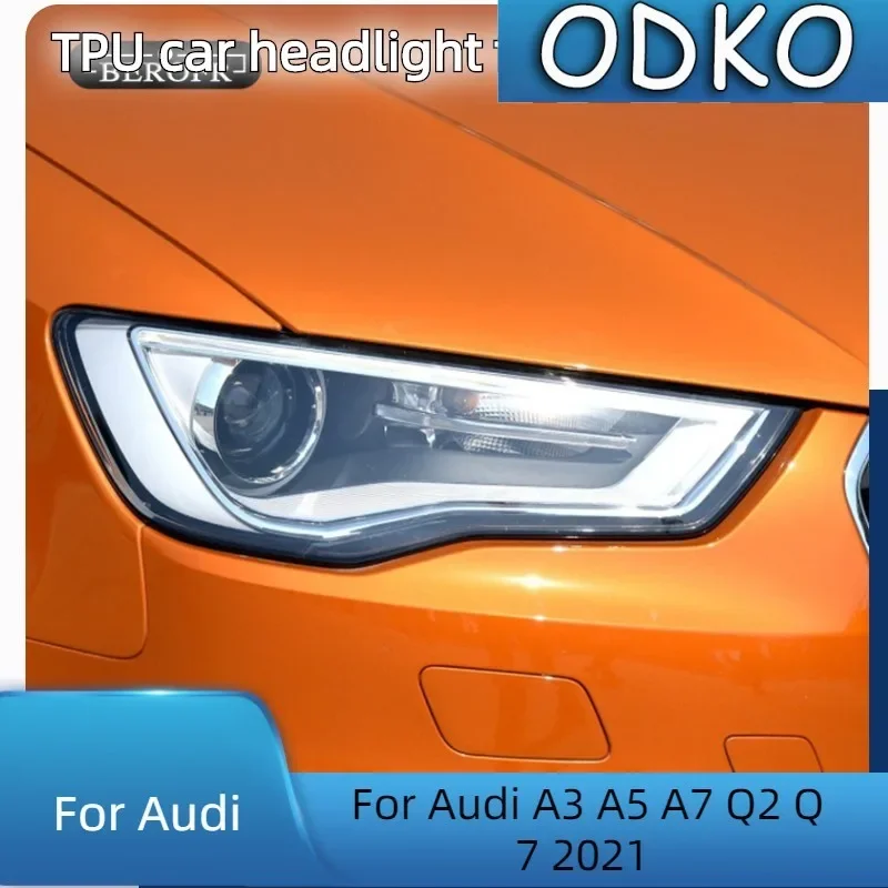para-audi-a3-a5-a7-q2-q7-2021-matiz-do-farol-do-carro-fumaca-preto-pelicula-protetora-protecao-transparente-tpu-adesivo-acessorios