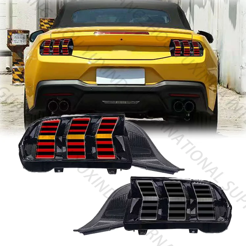 

High Quality Auto LED Taillights Assembly for fFord Mustang S650 2024-2025 GT with Sequential Turn Signal Rear Lamp 24-25